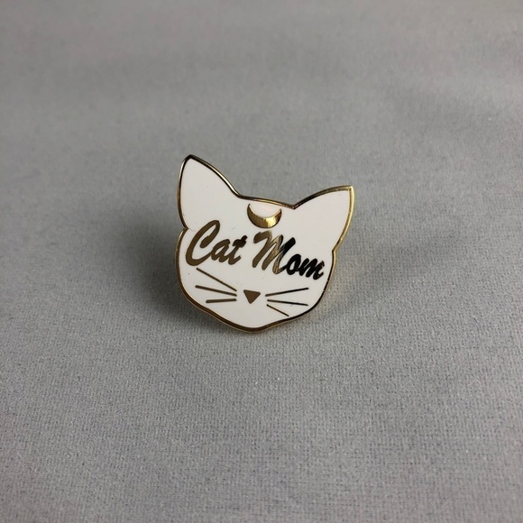 Cat Mom Hard Enamel Pin โ Artemis Inspired - Picture 3 of 4